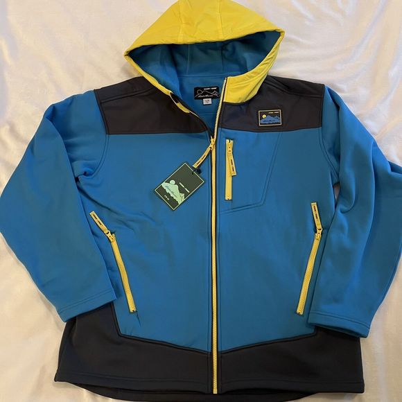 Homme Femme x Eddie Bauer Fleece Hoodie Jacket - Picture 2 of 7